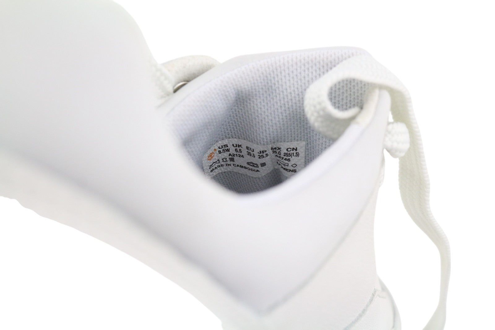 TIMBERLAND A2124 Men's Sneakers EU39/39.5 White Leather Low ReBOTL Trainers