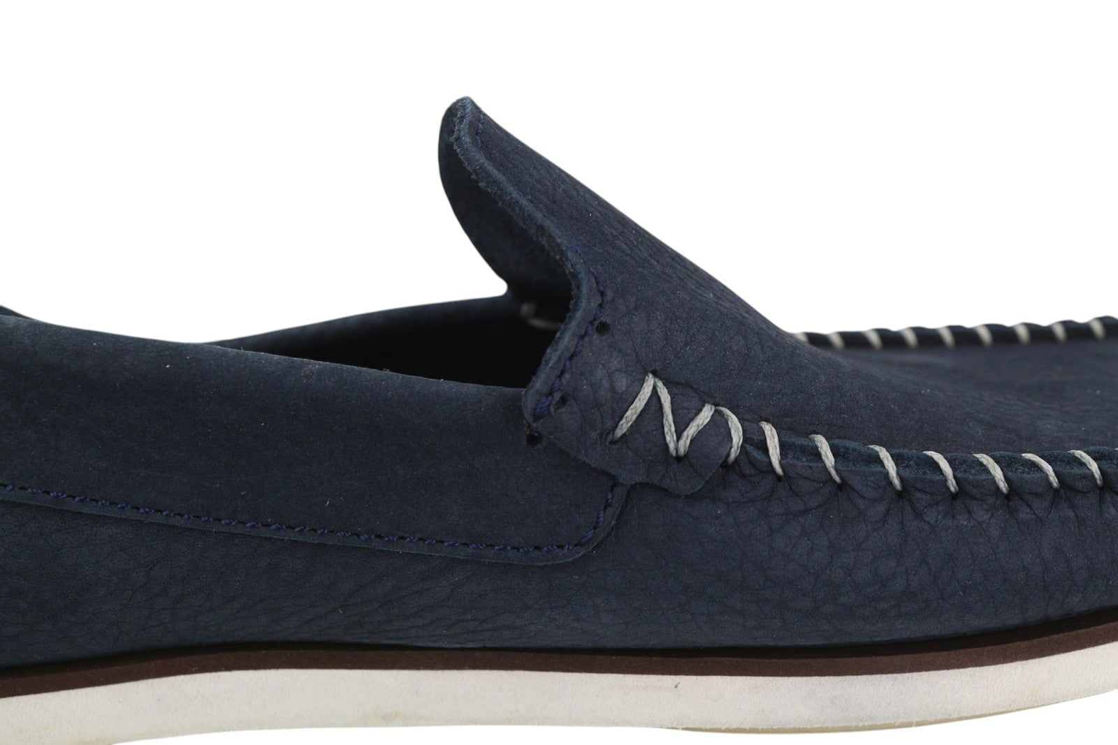 TIMBERLAND A2A8F Men's Shoes EU43 Navy Leather Boat Flat True Cloud