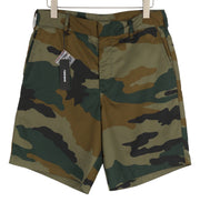 DIESEL P-Berti-C Men's Shorts W31 Camo Print Zip Fly Utility Pocket Casual