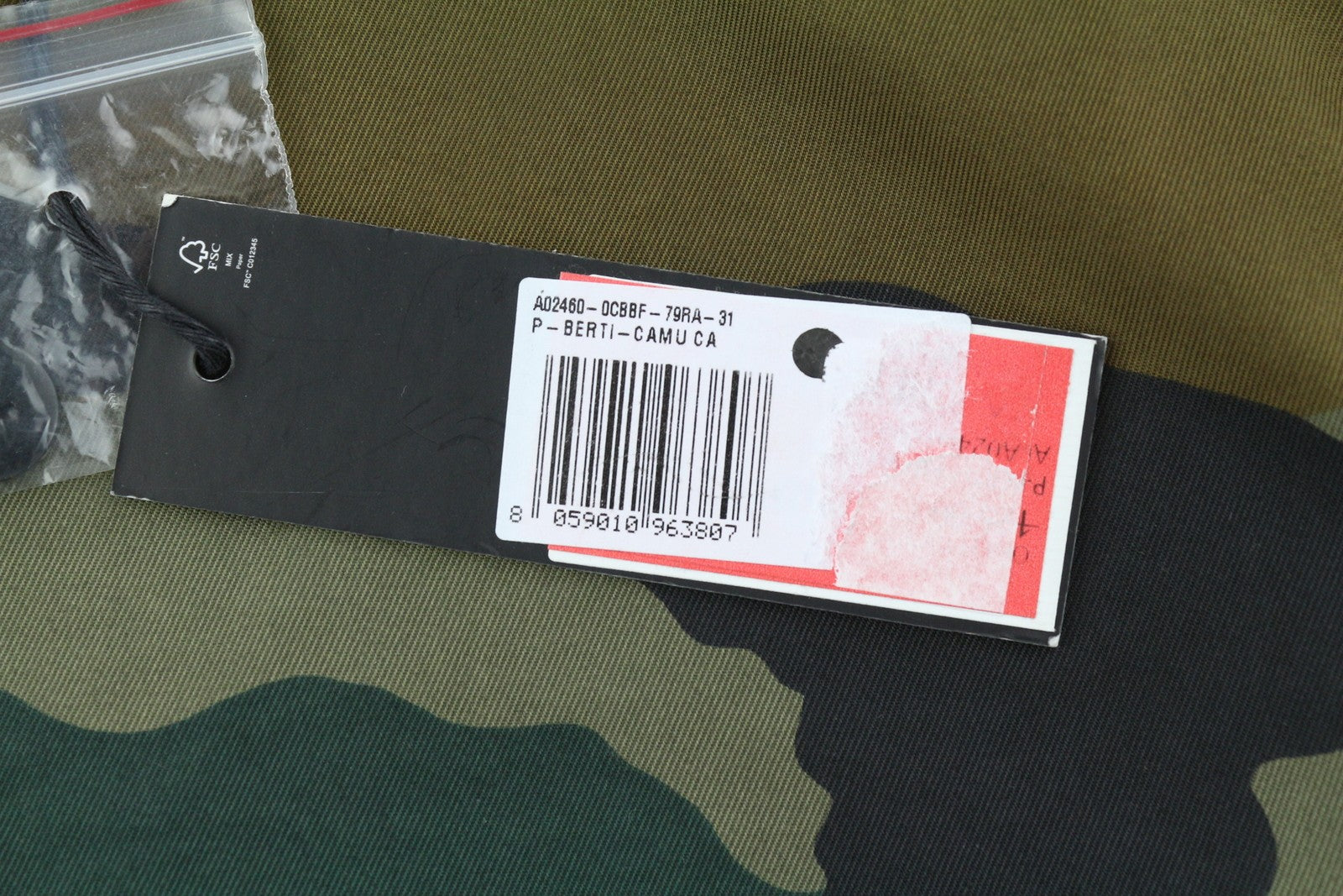 DIESEL P-Berti-C Men's Shorts W31 Camo Print Zip Fly Utility Pocket Casual