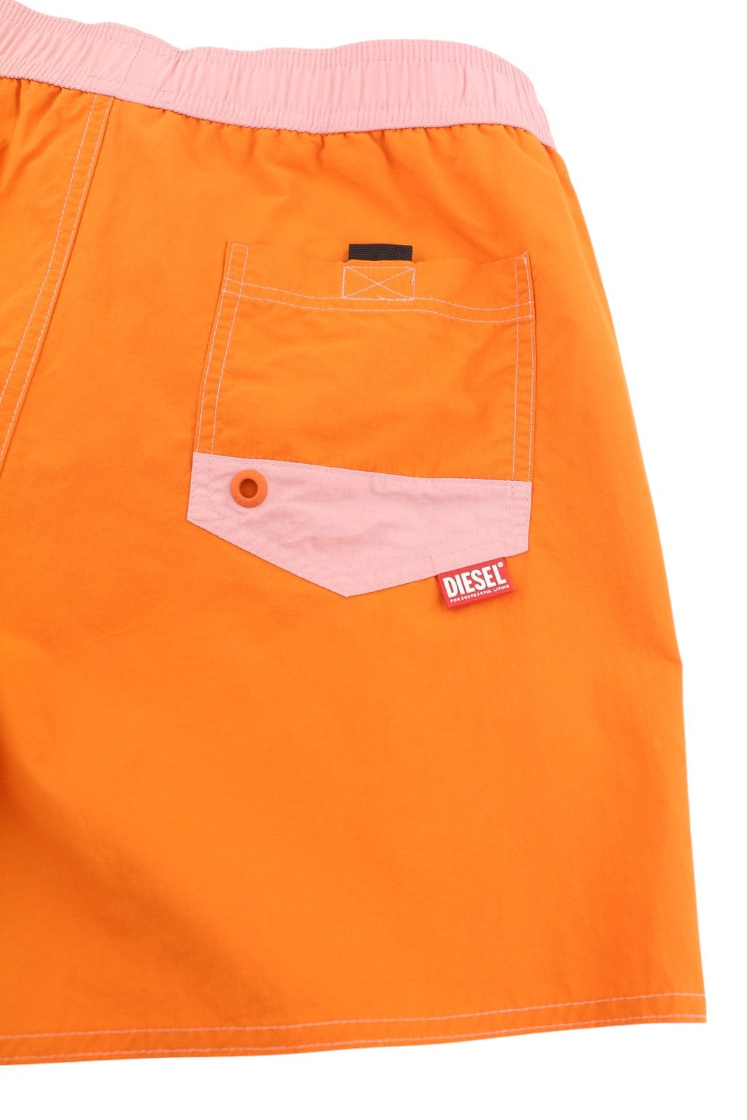 DIESEL Bmbx-Wave 2.017 Men's Swimwear S Mesh Drawstring Beach Style