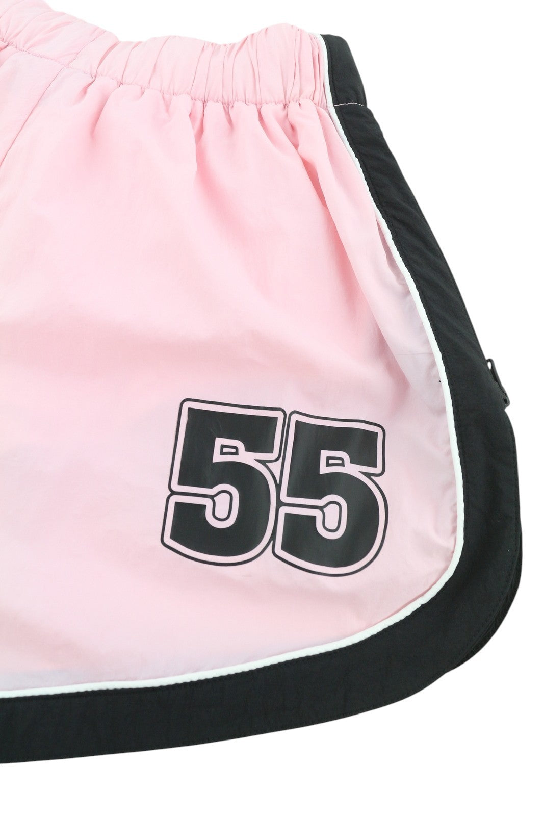 DIESEL Awwb-Eicy-Wt 12 Women's Shorts 2XS Pink Elastic Logo Sports Lined