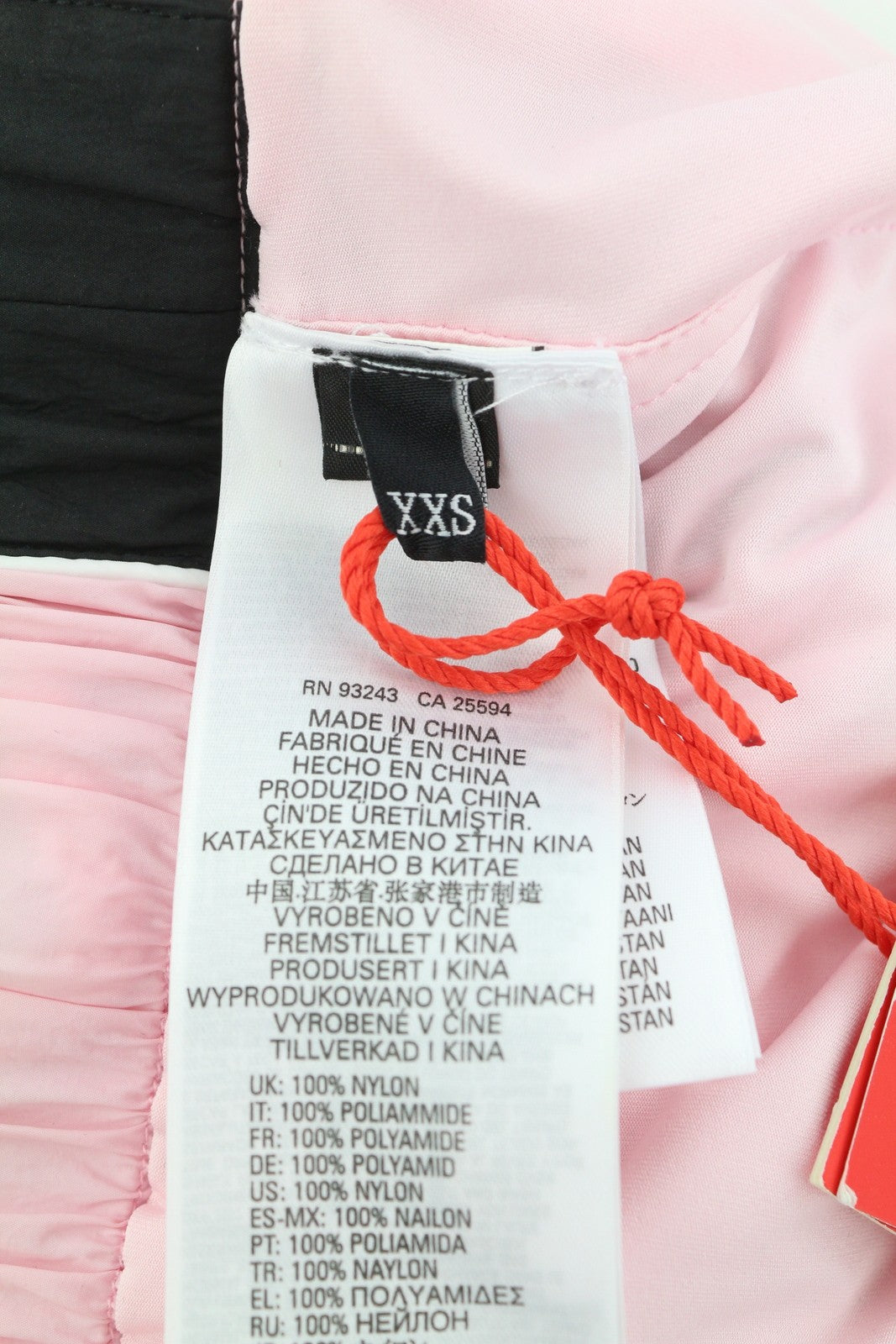 DIESEL Awwb-Eicy-Wt 12 Women's Shorts 2XS Pink Elastic Logo Sports Lined