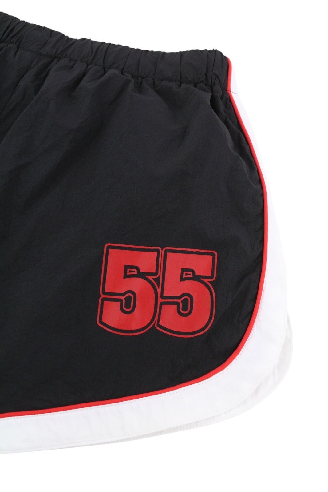 DIESEL Awwb-Eicy-Wt 12 Women's Shorts M Black Elastic Waist Logo Sports