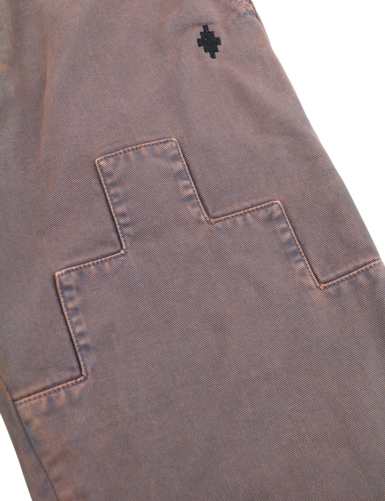 MARCELO BURLON COUNTY OF MILAN Cross Straight Leg Men Trousers M Faded RRP569