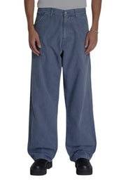 AMBUSH Worker Men Trousers M Navy Loose Regular Fit Patch Pockets Zip RRP415