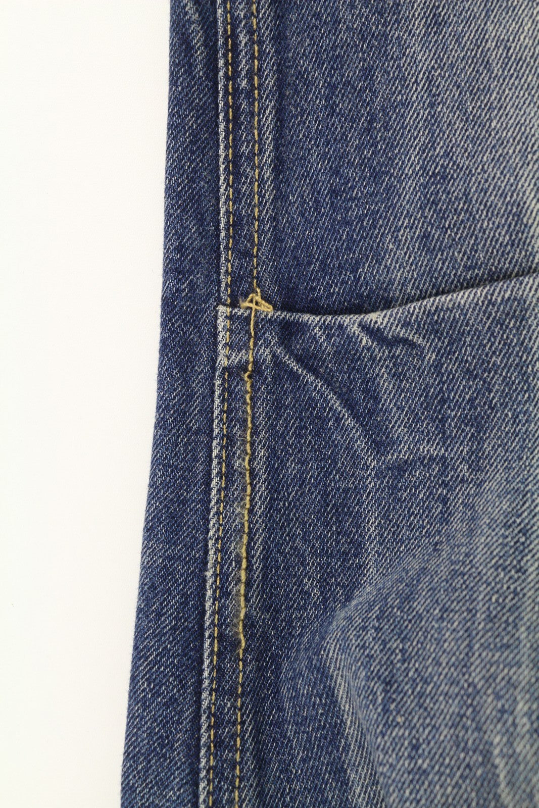 1989 STUDIO Men Jeans W32 Blue Faded Whiskers Wide Pleated Knees FW25 RRP486