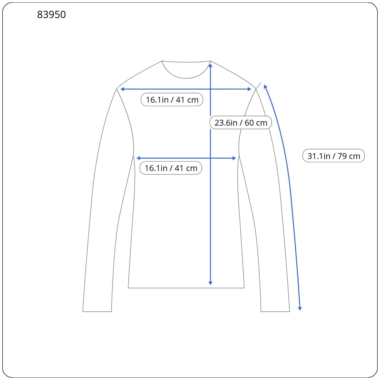 DIESEL T-Tessy-C1 Women's T-Shirt S Cashmere Blend Stretch Long Sleeve Crew