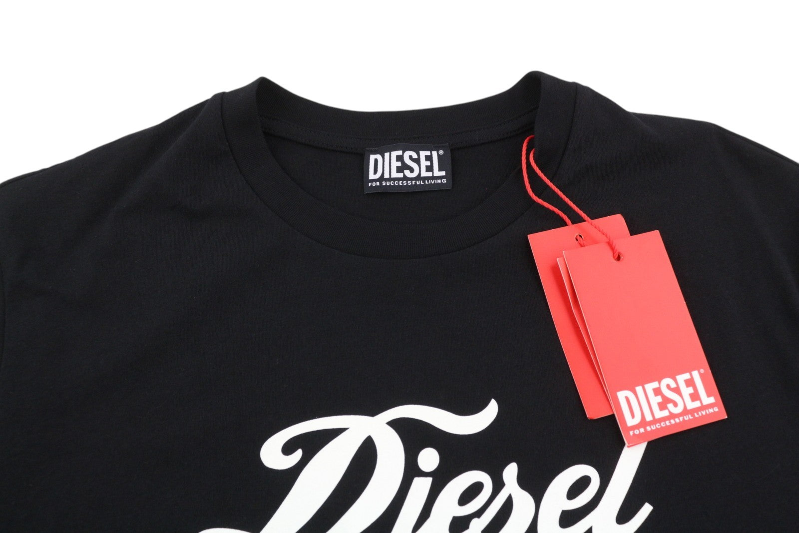 DIESEL D-Egor-New-Ita Women's Dress XL Black Casual Tricot Short Sleeve