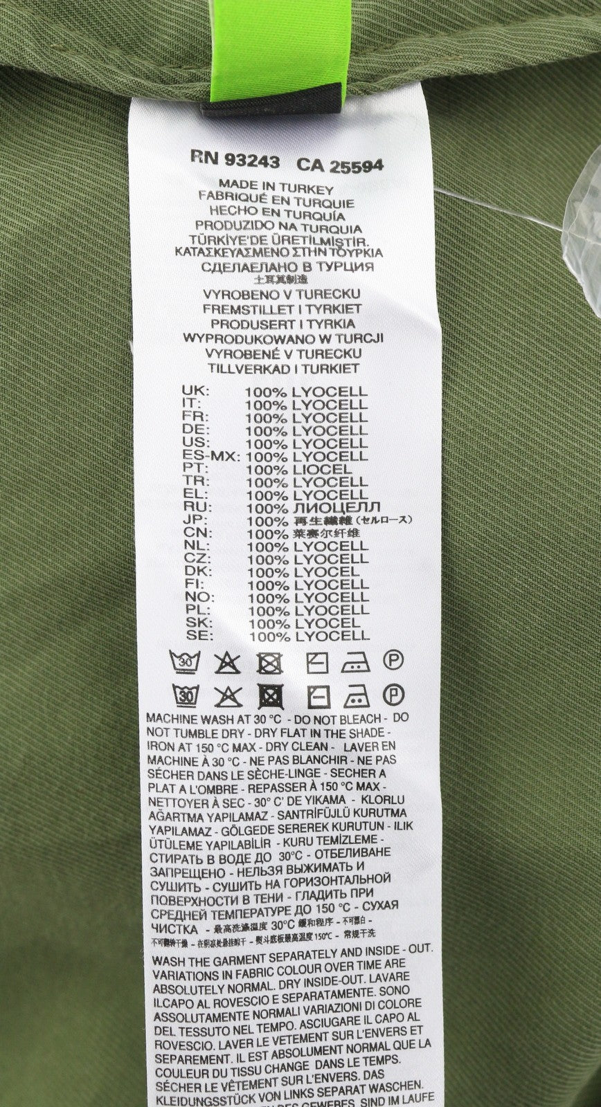 DIESEL D-Giuditta Women's Dress S Green Sleeveless Pinafore Style Mini RRP295