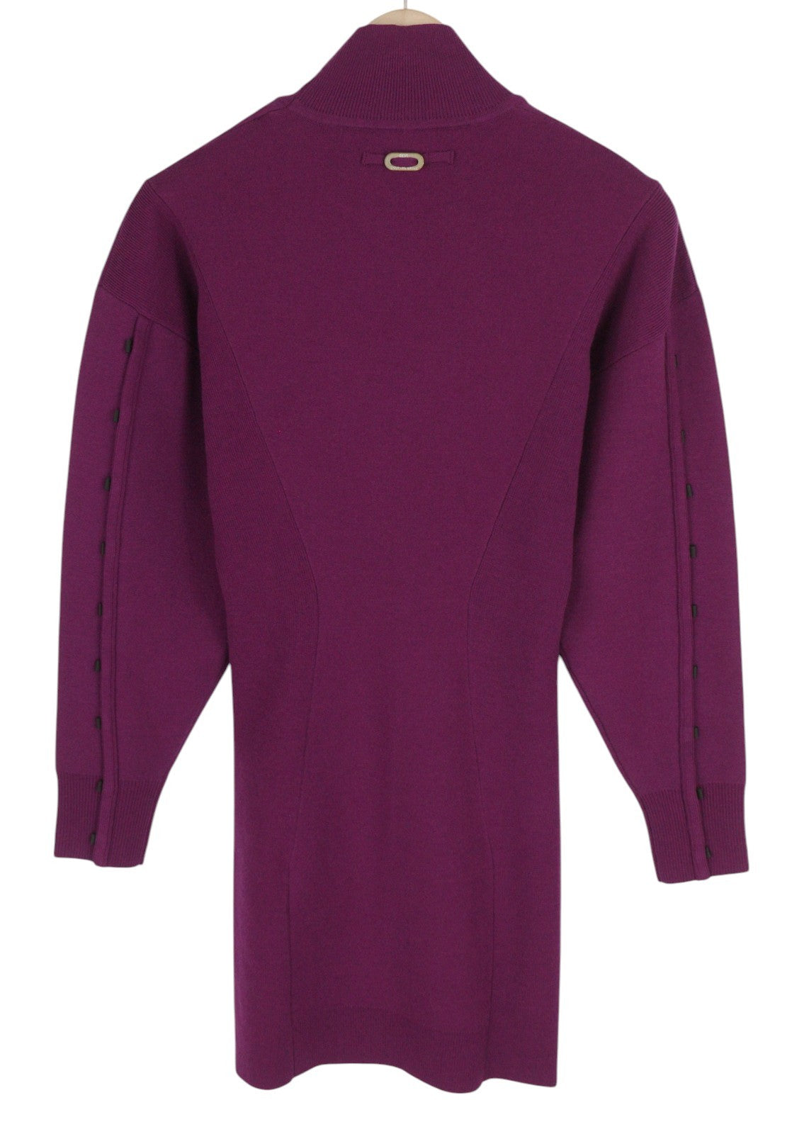 DIESEL M-Nunavut Women Dress XS Purple Wool  Knit High Neck Long Sleeve RRP295