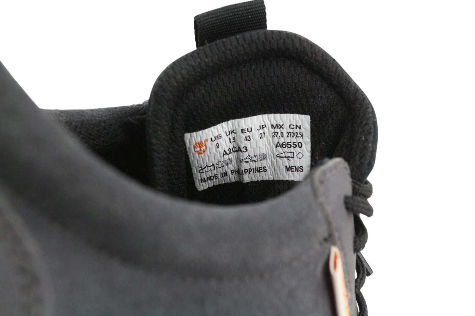 TIMBERLAND A2CA3 Men's Sneakers EU43/43.5 Grey Leather Lace Low Trainers