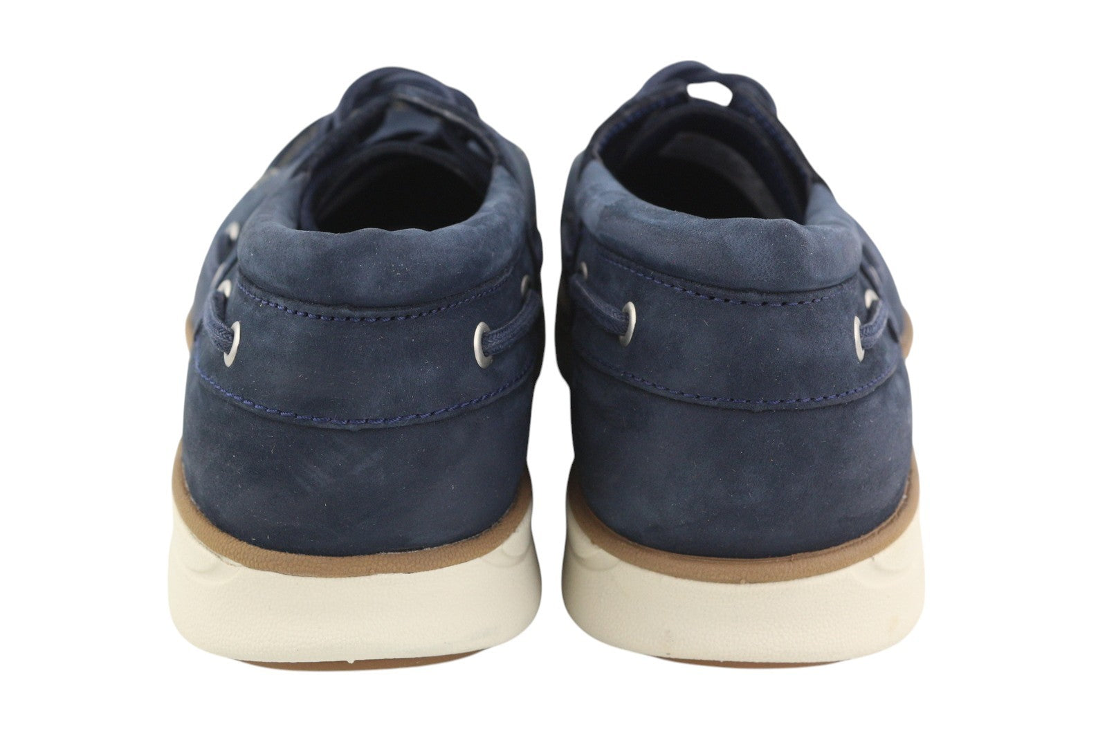 TIMBERLAND A1HCX Men's Shoes EU41.5/42 Blue Leather Boat Sensorflex Comfort