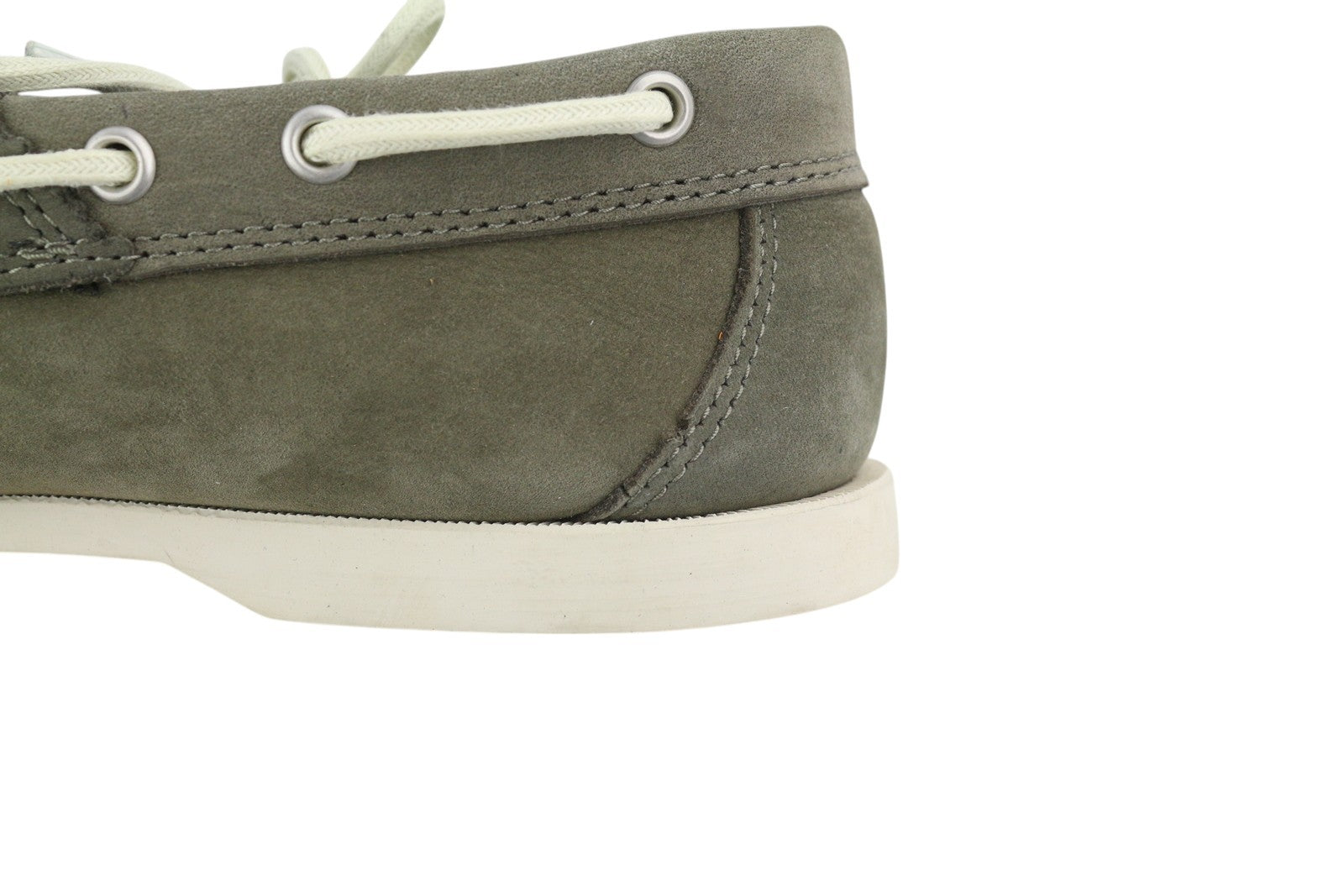 TIMBERLAND A1P1M Men Shoes EU41.5/42 Grey Leather Boat Ortholite Non Marking