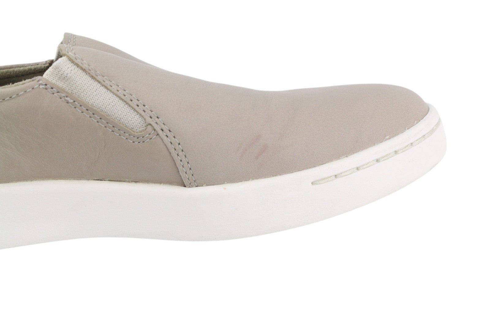 TIMBERLAND A2B4X Women's Shoes EU37/37.5 Beige Leather Slip On Casual