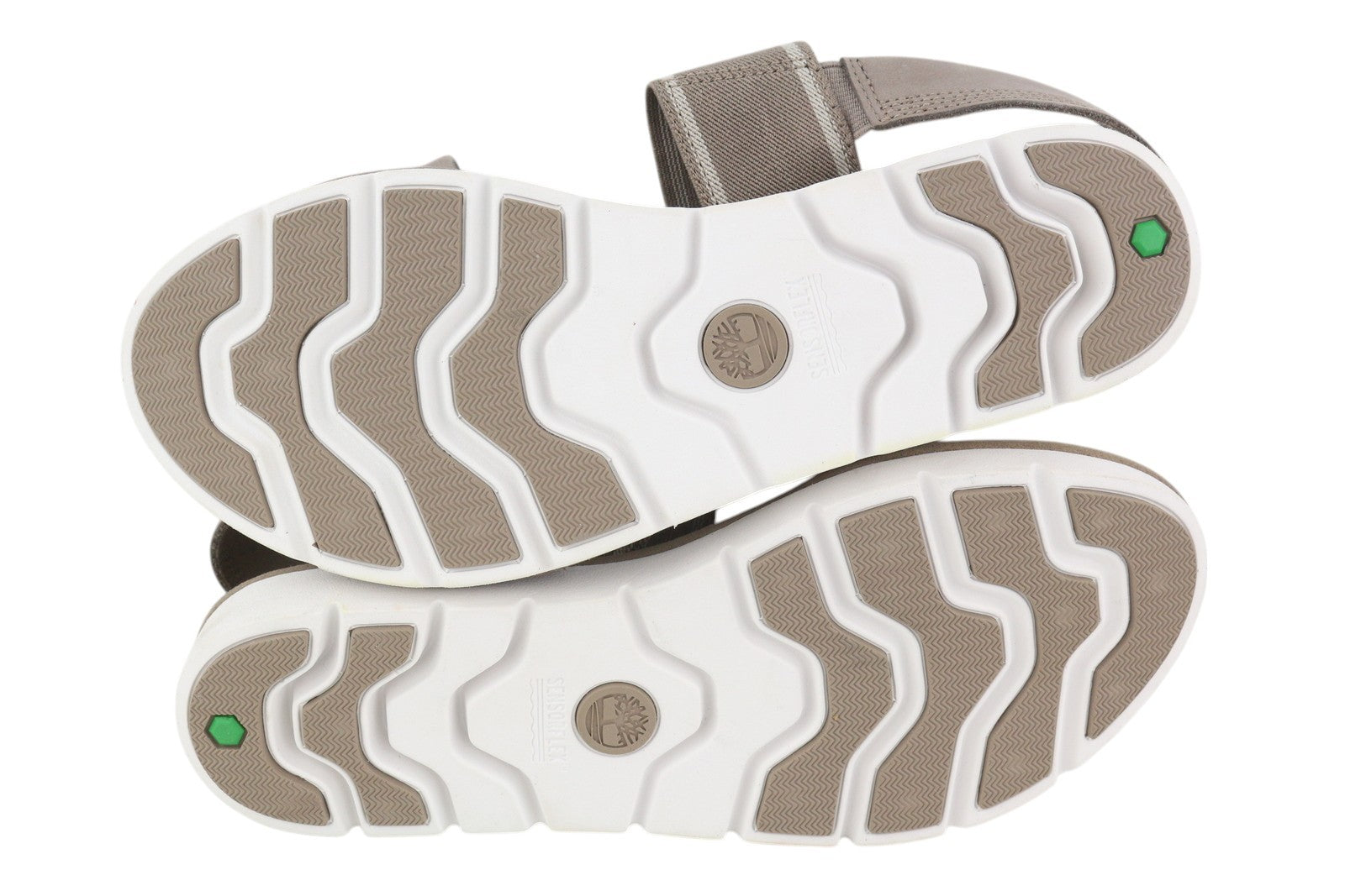 TIMBERLAND A2883 Women's Sandals EU39.5/40 Brown Leather Flat Open Toe