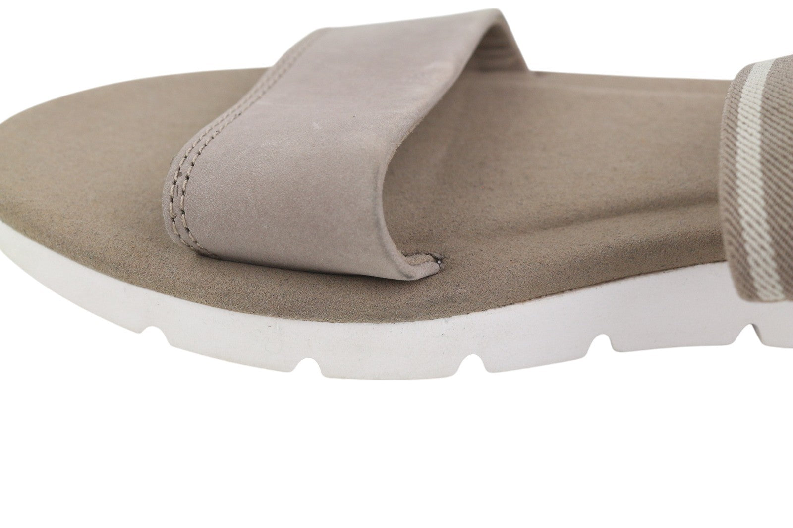 TIMBERLAND A2883 Women's Sandals EU39.5/40 Brown Leather Flat Open Toe