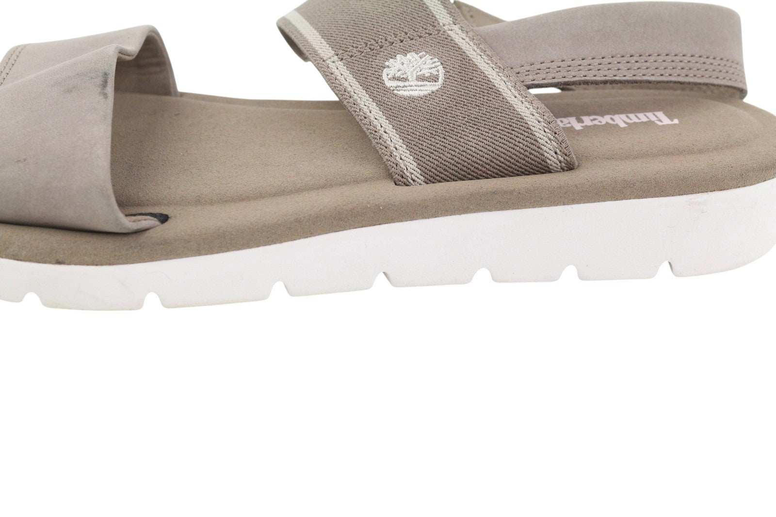 TIMBERLAND A2883 Women's Sandals EU39.5/40 Brown Leather Flat Open Toe