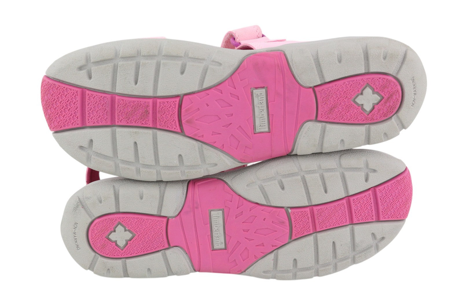 TIMBERLAND A2APD Girl's Sandals EU37/38 Pink Touch Fastener Non Marking