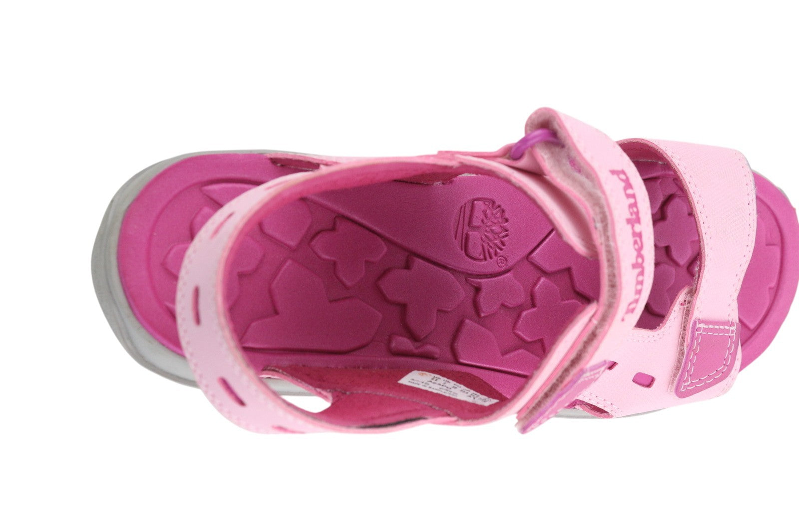 TIMBERLAND A2APD Girl's Sandals EU37/38 Pink Touch Fastener Non Marking