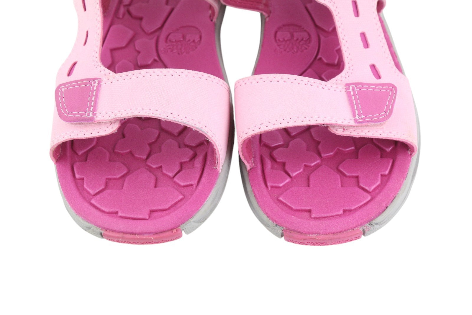TIMBERLAND A2APD Girl's Sandals EU37/38 Pink Touch Fastener Non Marking