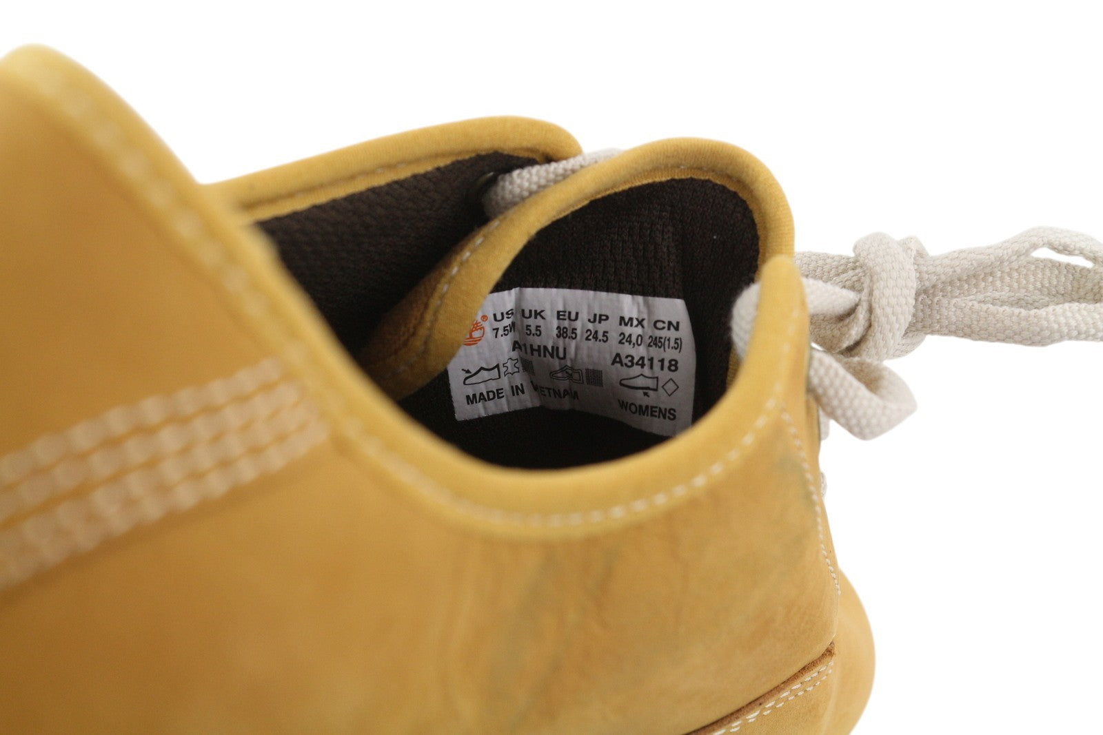 TIMBERLAND A1HNU Women's Sneakers EU38.5/39 Brown Leather Lace Ortholite