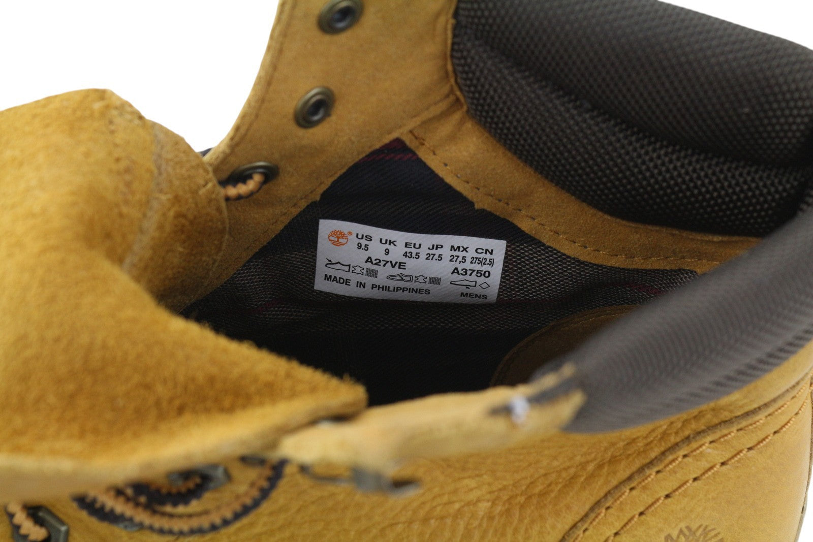 TIMBERLAND A27VE Men's Boots EU43.5/44 Brown Leather Lace Mid Top