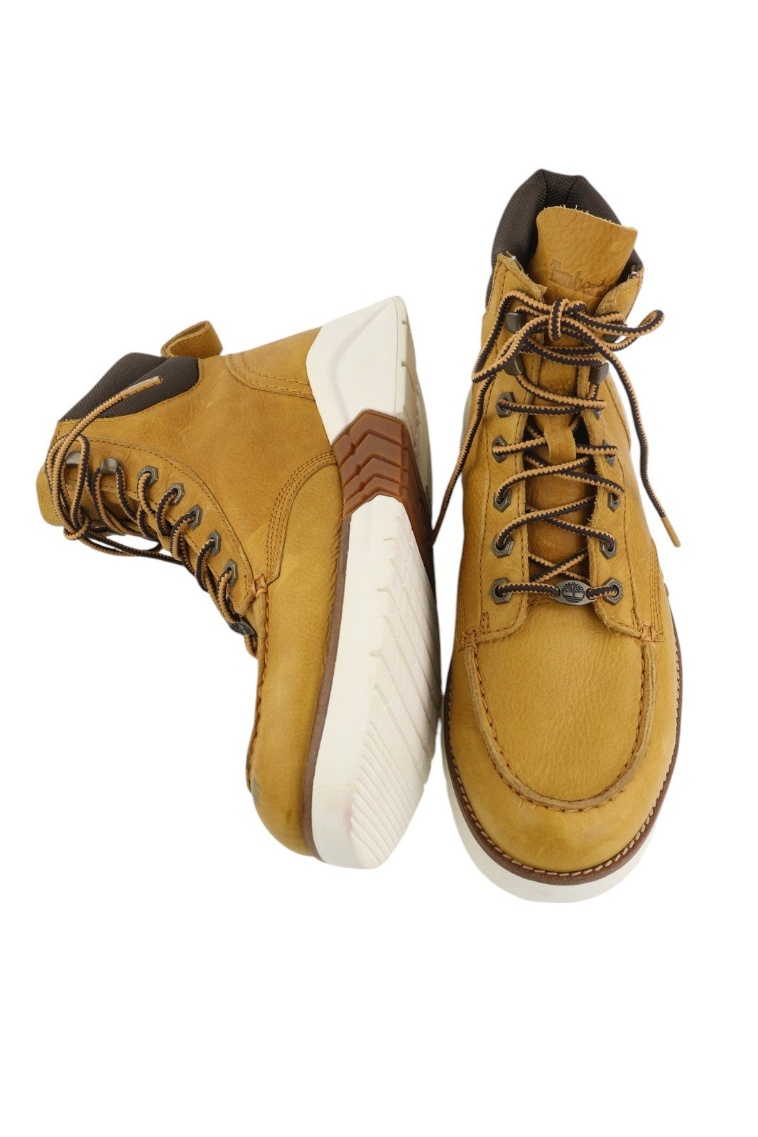 TIMBERLAND A27VE Men's Boots EU43.5/44 Brown Leather Lace Mid Top