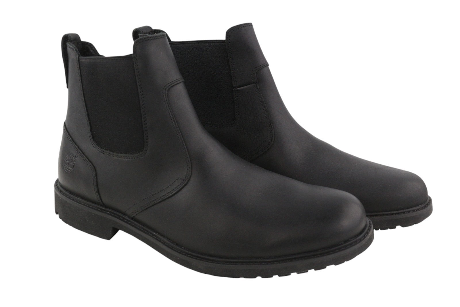 TIMBERLAND 5551R Men's Boots EU45.5/46 Black Leather Chelsea Ankle