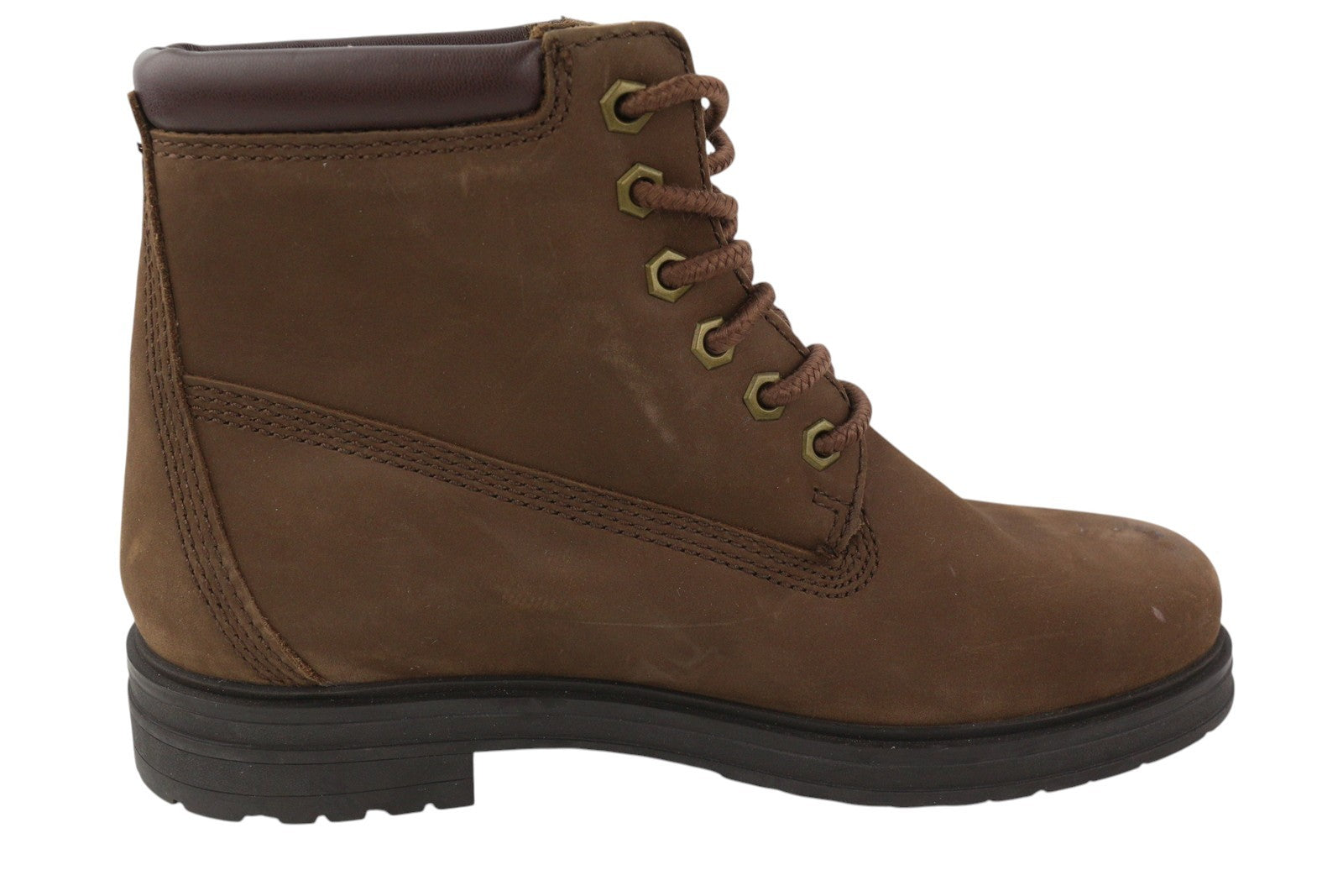 TIMBERLAND Women's Boots EU38/38.5 Brown Leather Waterproof Lace Ankle