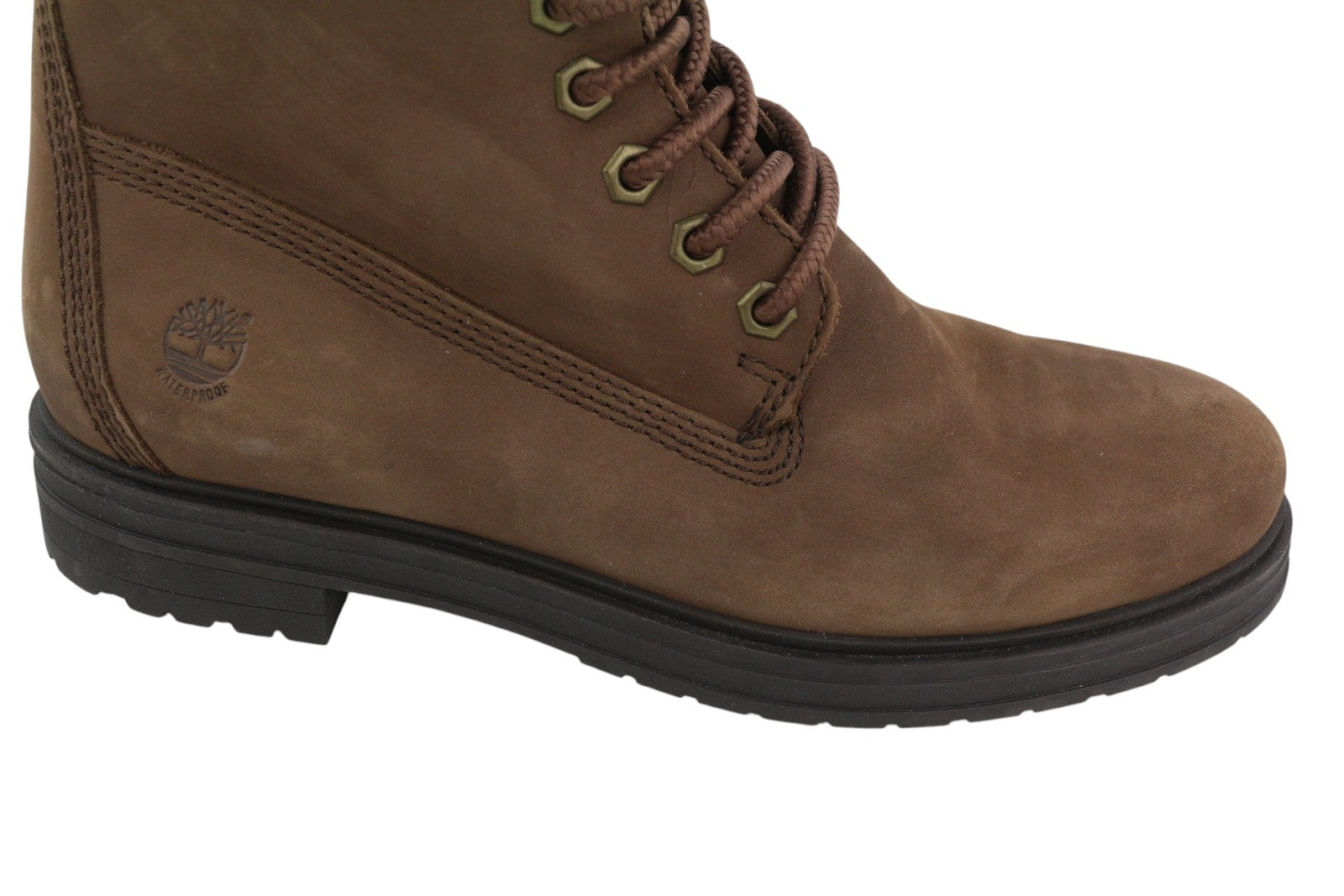 TIMBERLAND Women's Boots EU38/38.5 Brown Leather Waterproof Lace Ankle