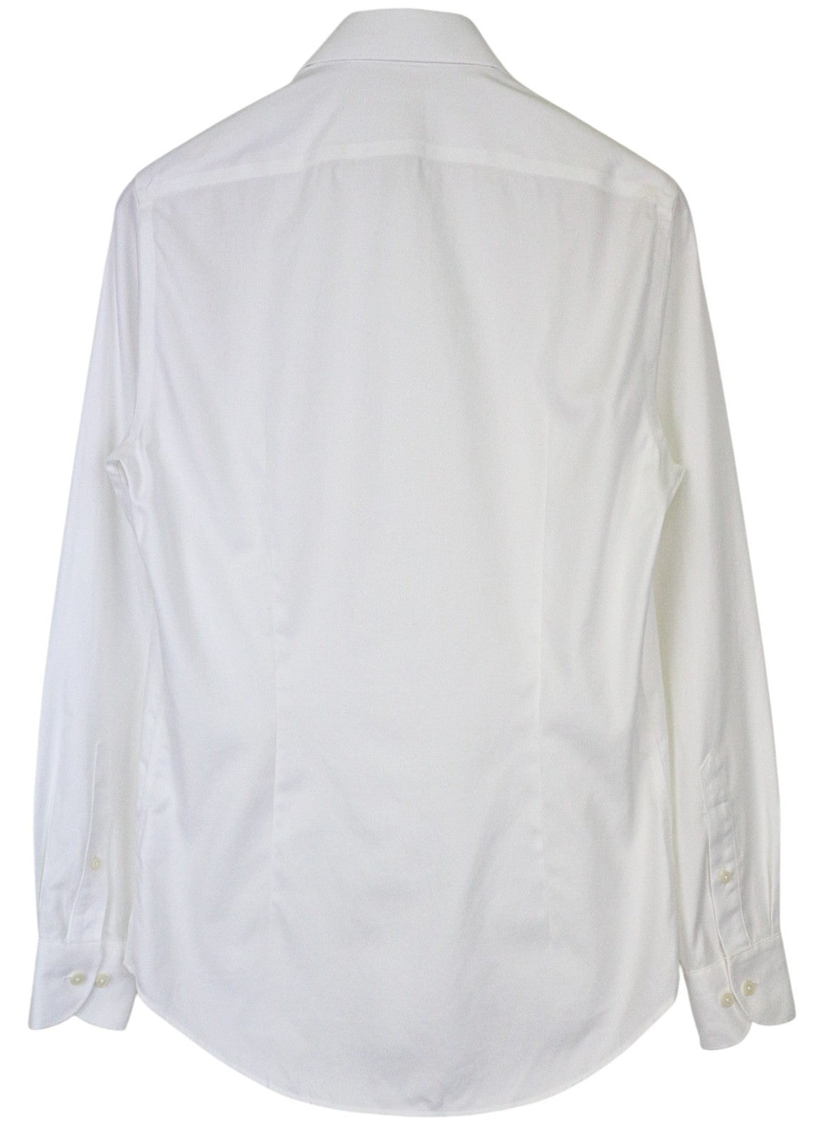 SUITSUPPLY Traveller Men Shirt 38/15 Extra Slim Classic White Formal Cotton