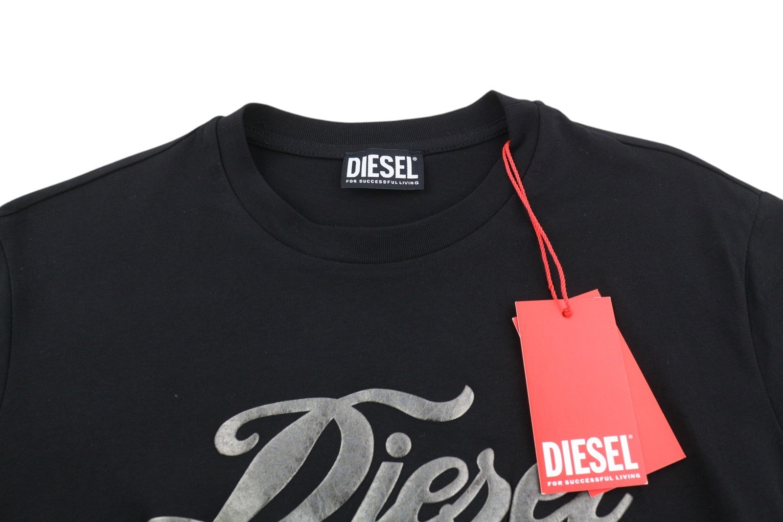 DIESEL D-Egor-New-Ita-Foil Women's Dress XS Black Tricot Mini Casual