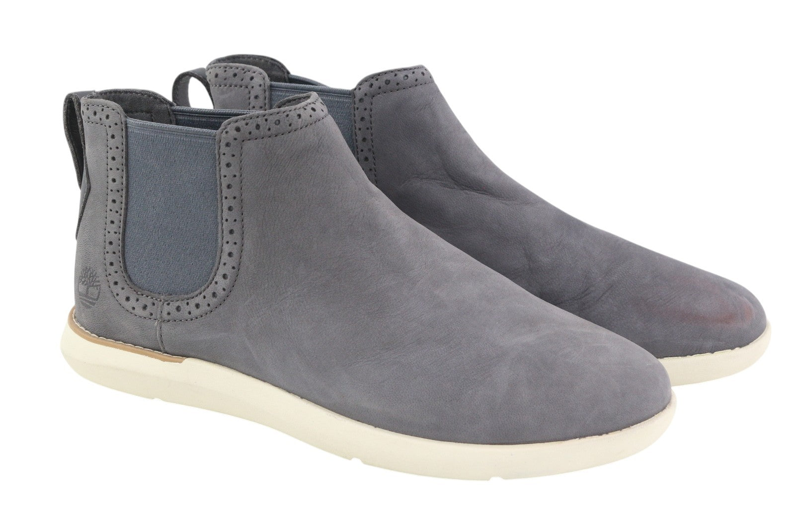 TIMBERLAND A1UZP Women's Boots EU39/40 Grey Leather Hoverlite Ankle Shoes