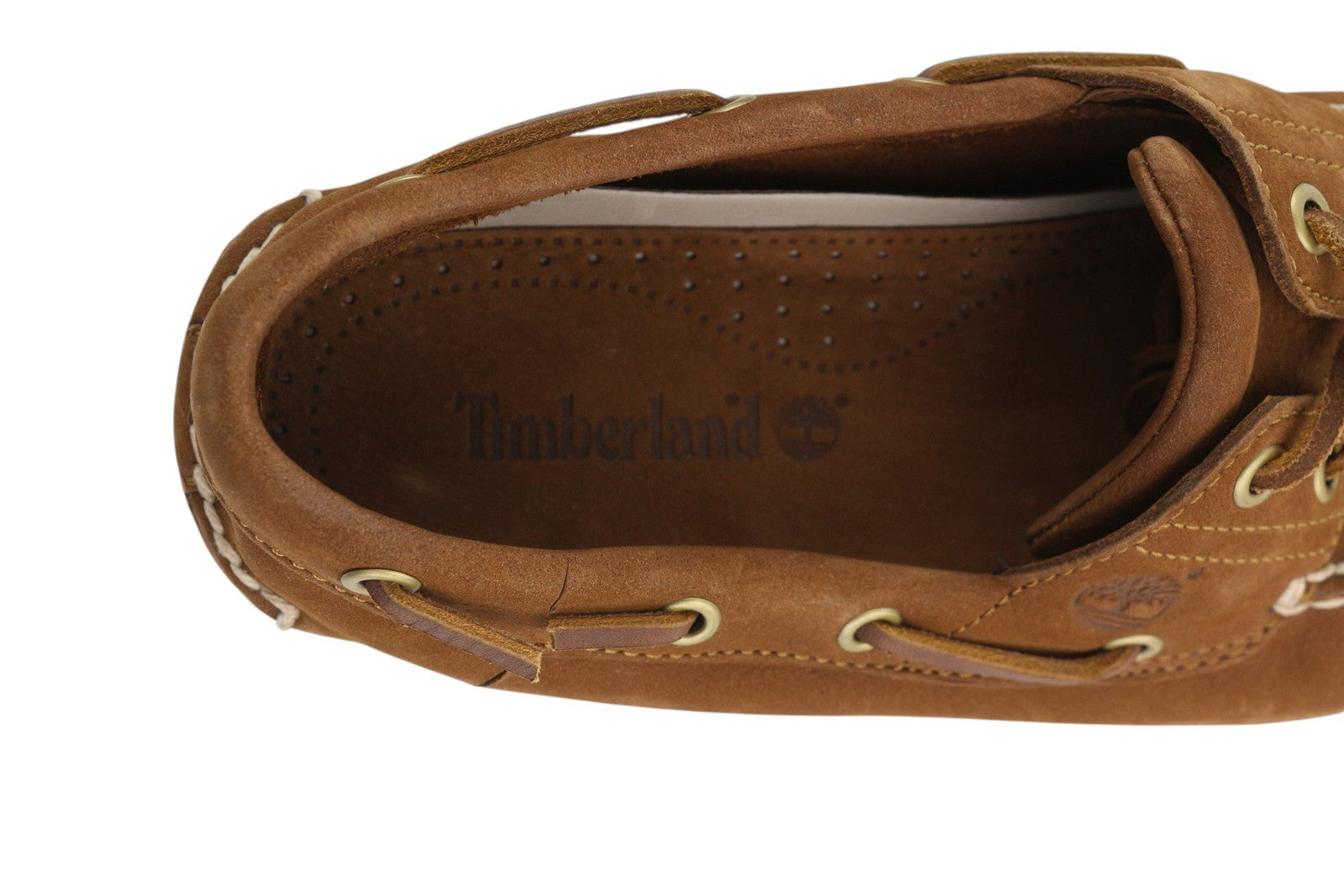 TIMBERLAND A43V1 Men's Shoes EU41/41.5 Brown Leather Slip On Non-Marking