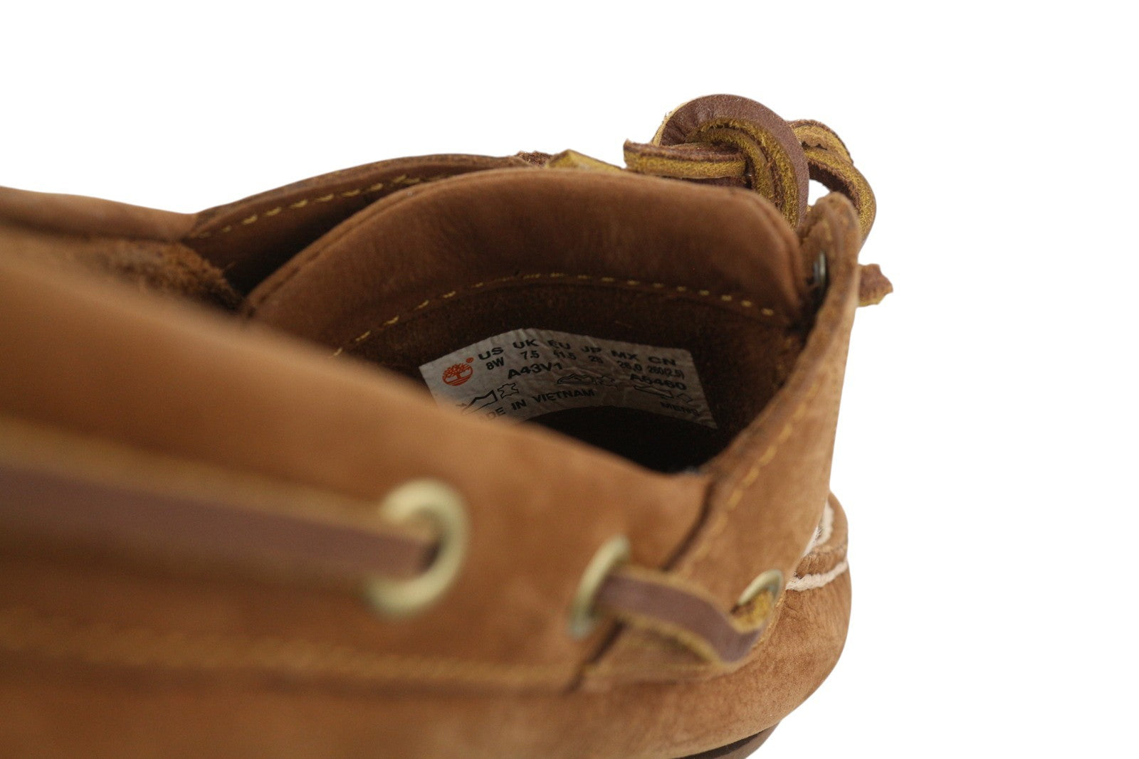 TIMBERLAND A43V1 Men's Shoes EU41/41.5 Brown Leather Slip On Non-Marking