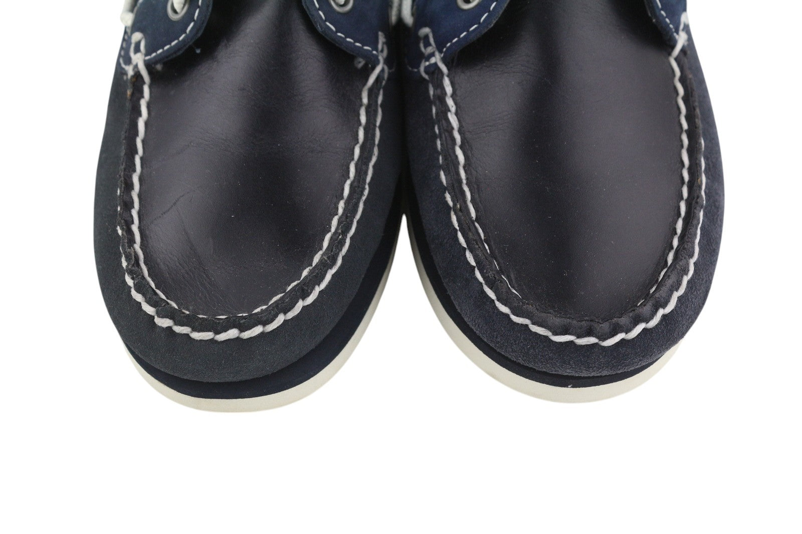 TIMBERLAND 26609 Women's Shoes EU36/37 Navy Leather Boat Lace Up Slip On