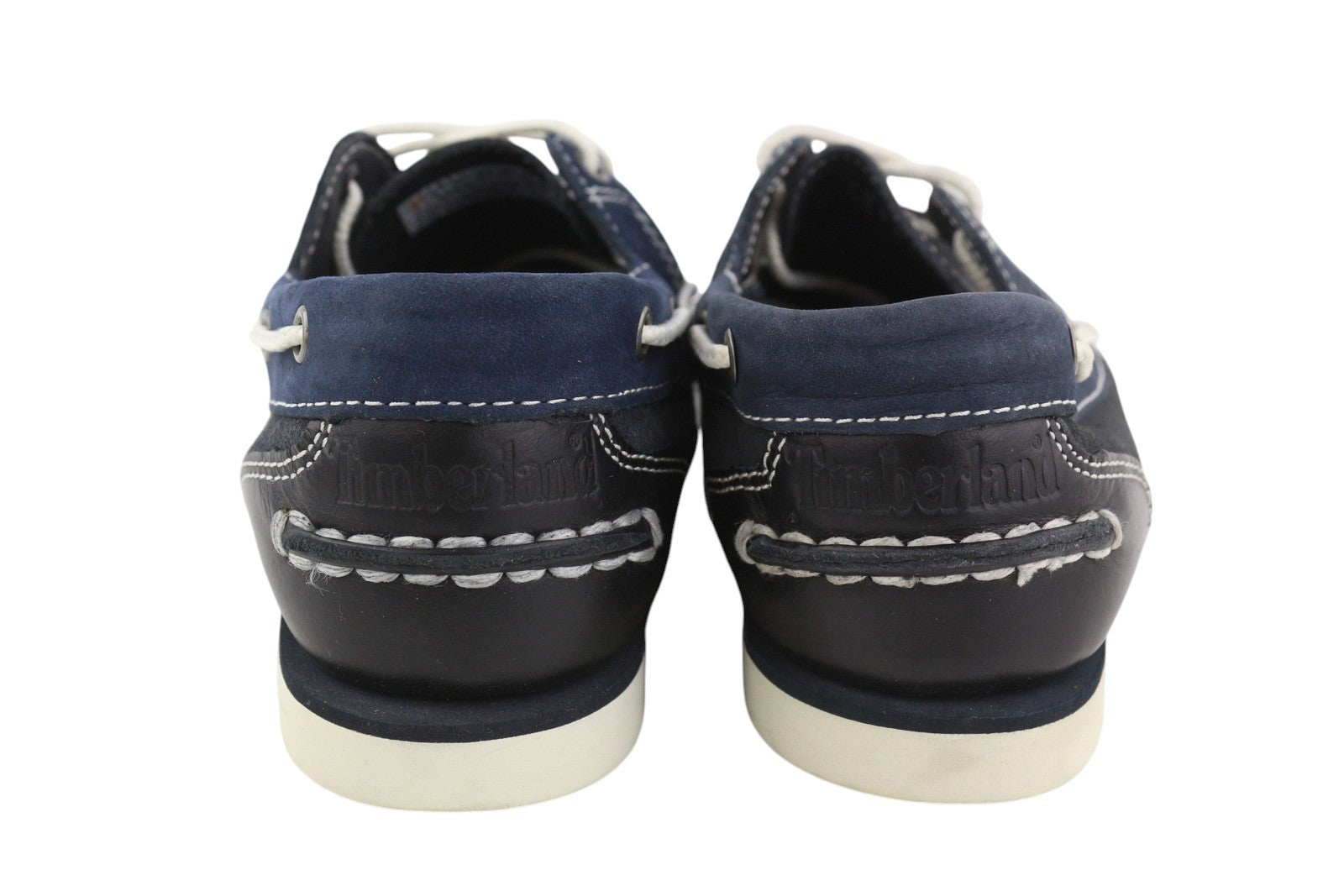 TIMBERLAND 26609 Women's Shoes EU36/37 Navy Leather Boat Lace Up Slip On