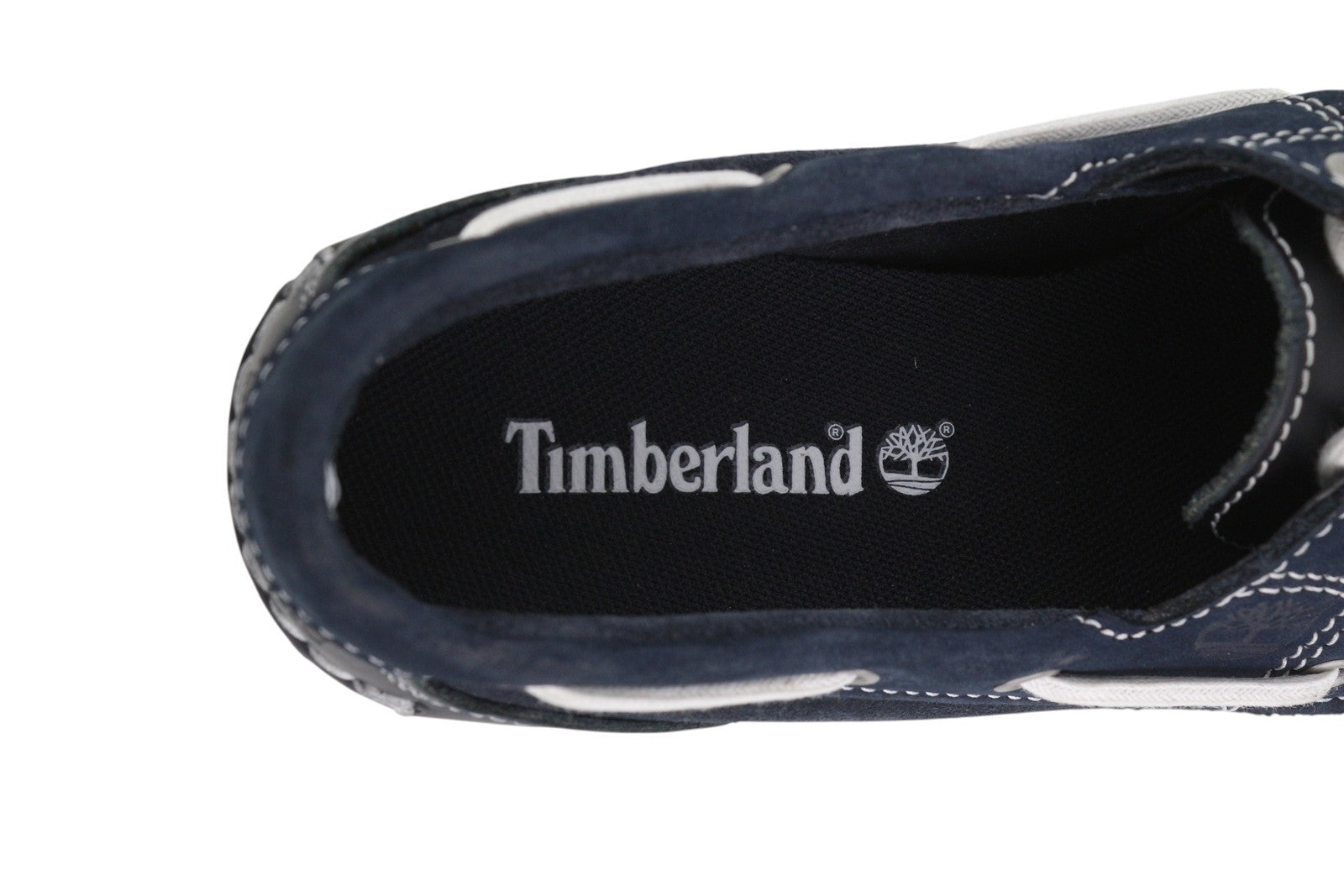 TIMBERLAND 26609 Women's Shoes EU38/38.5 Navy Leather Boat Almond Toe
