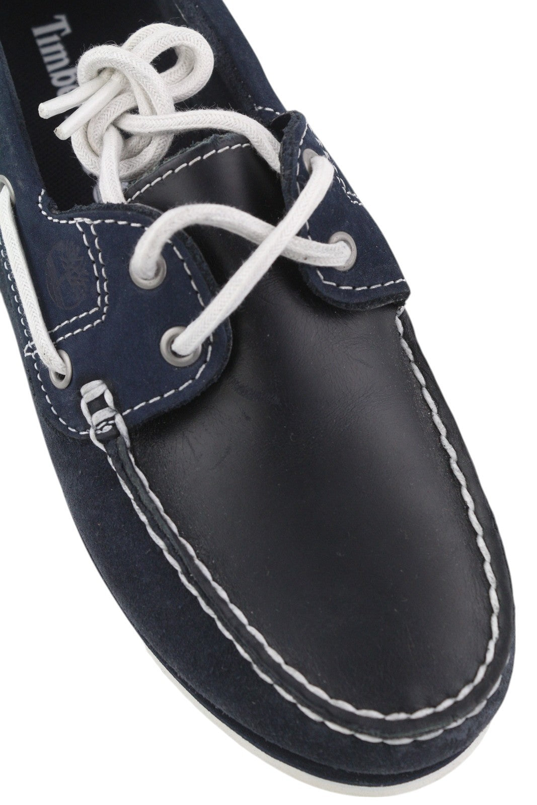 TIMBERLAND 26609 Women's Shoes EU38/38.5 Navy Leather Boat Almond Toe