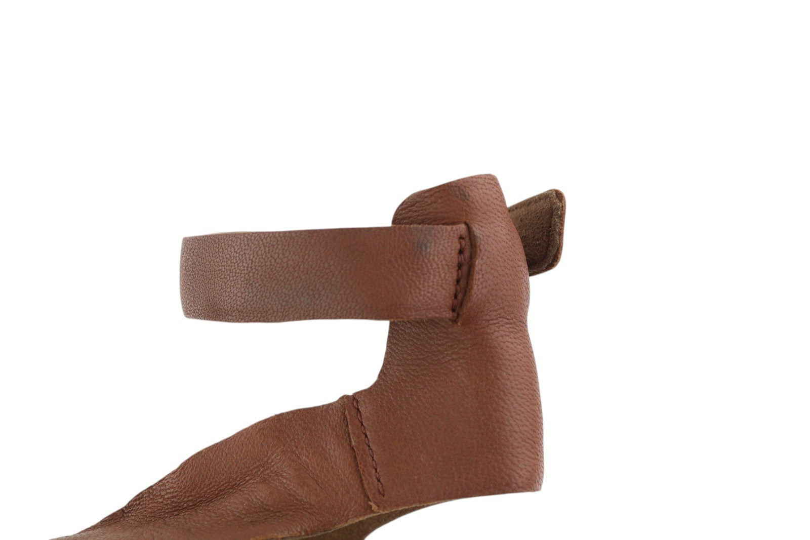 TIMBERLAND A1PCY Women's Sandals EU38/38.5 Brown Leather Flat Buckle