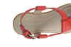 Orange Leather Sandals