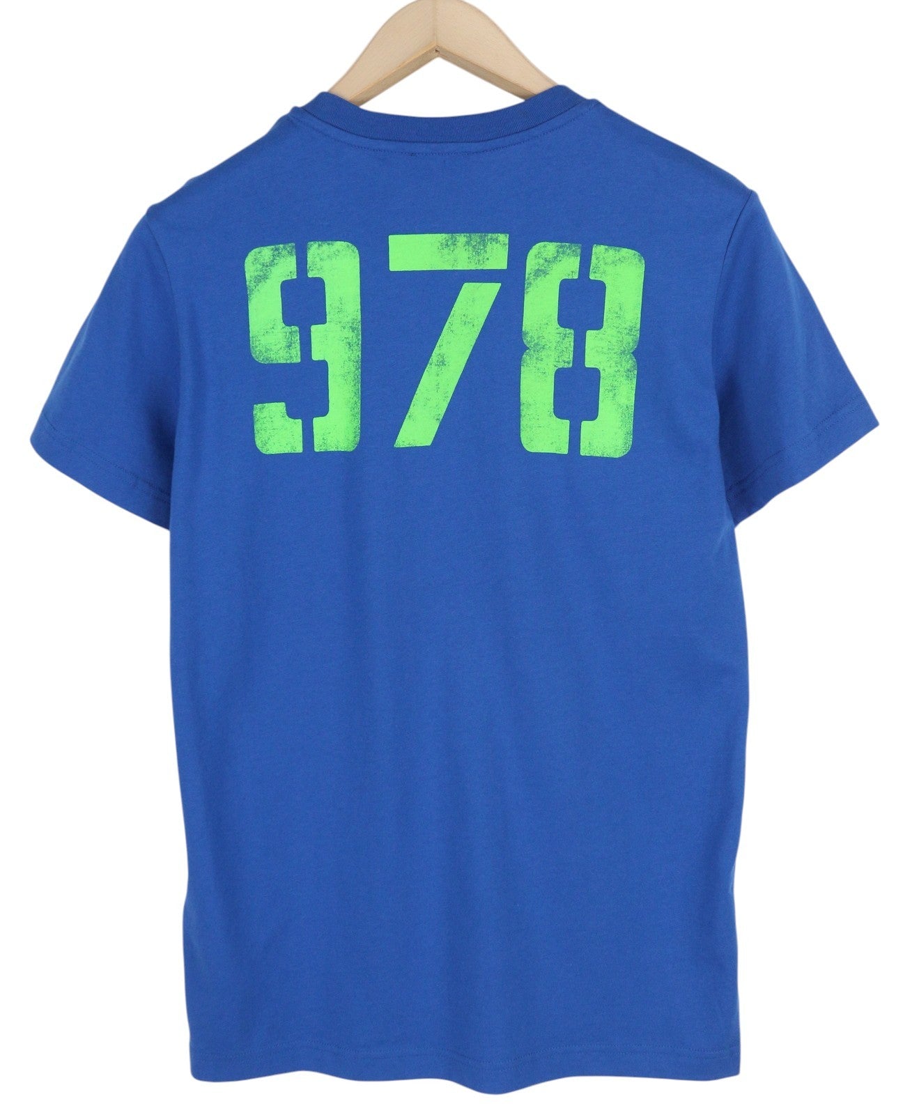 DIESEL T-Diego-S2 Men's T-Shirt S Blue Stretch Cotton Tricot Crew