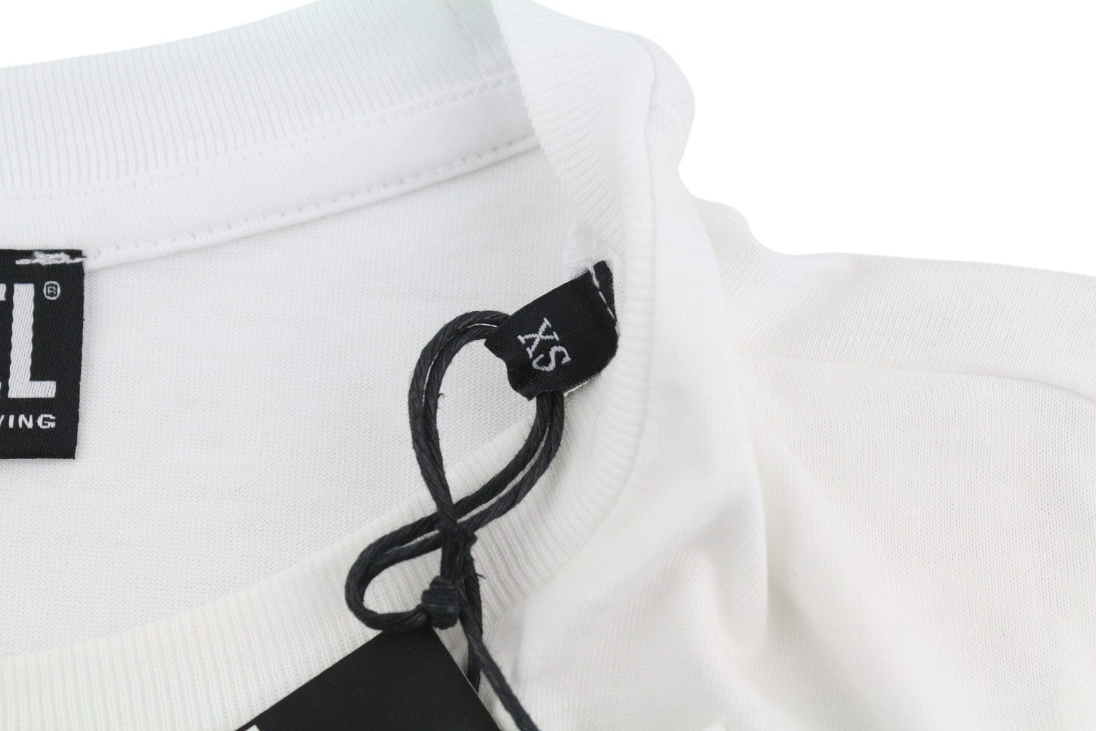 DIESEL T-Sily-B6 Women's T-Shirt XS White Stretch Cotton Tricot