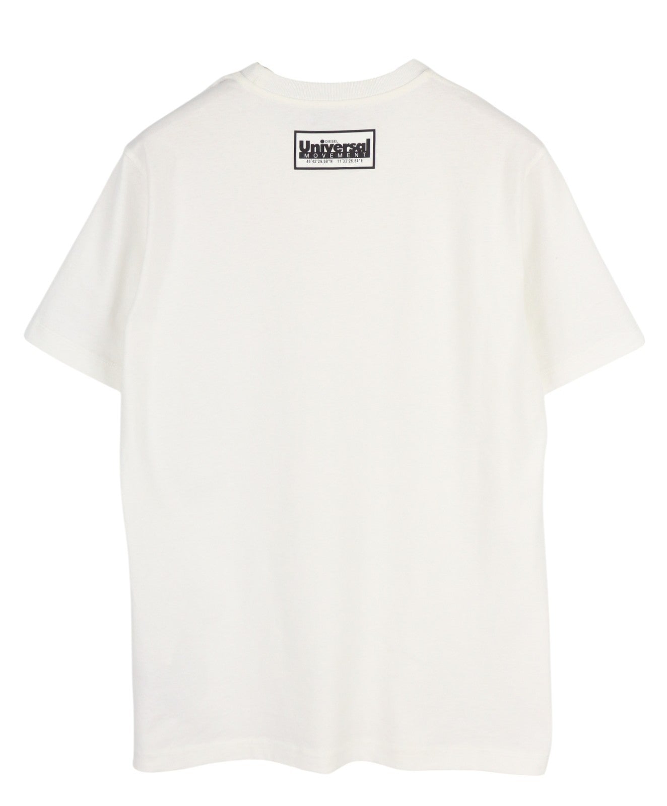 DIESEL T-Just-E31 Men's T-Shirt M White Stretch Cotton Crew