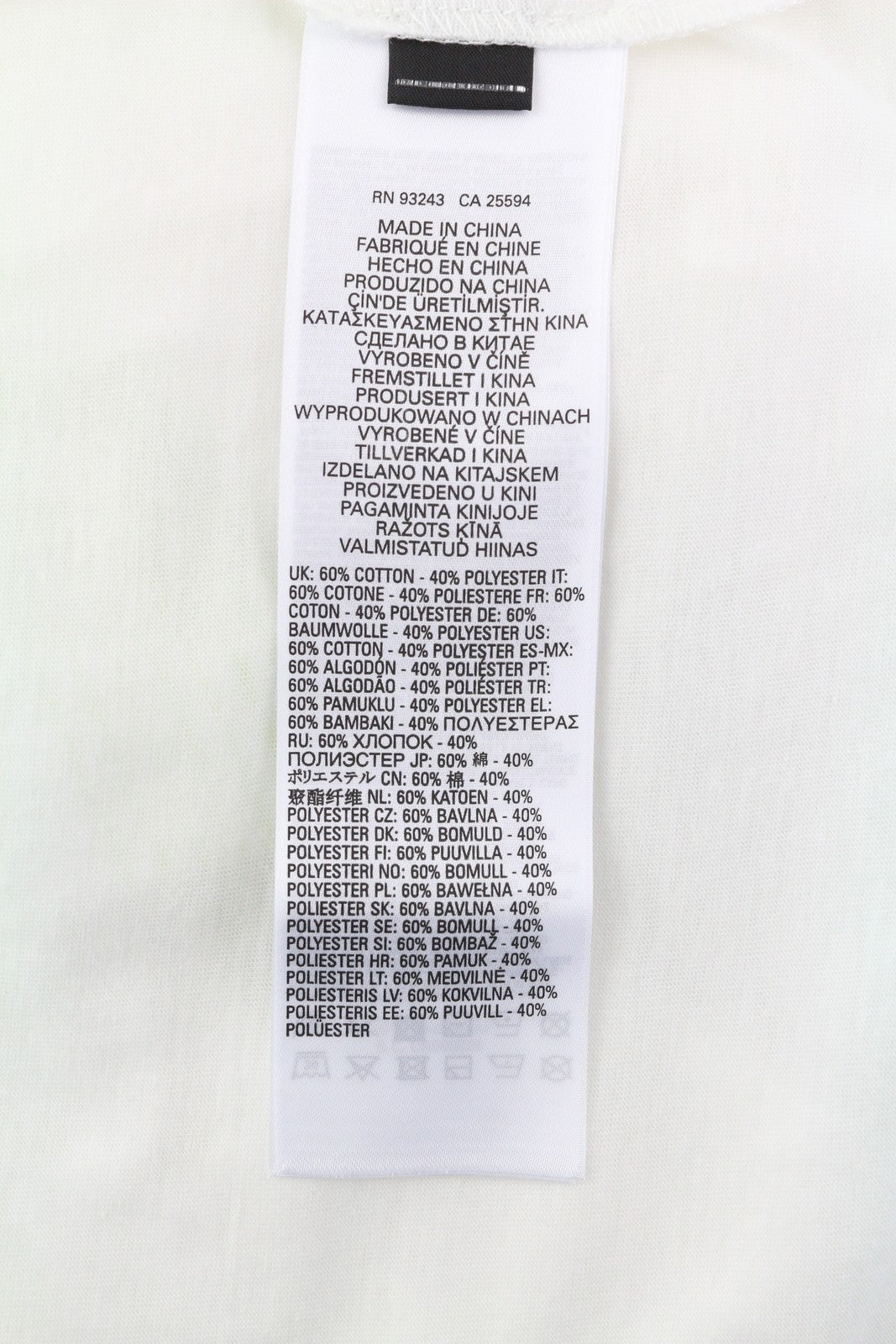 DIESEL T-Just-E19 Men's T-Shirt L White Stretch Tricot Crew