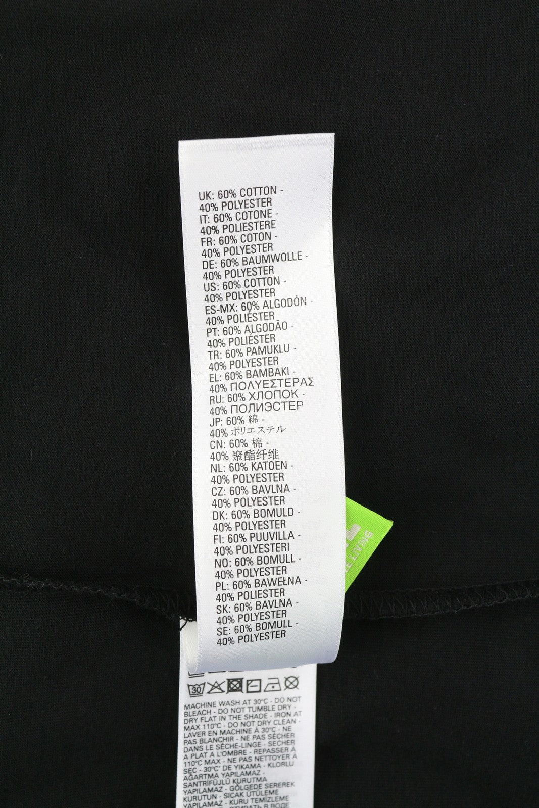 DIESEL T-Diegos-B6 Men's T-Shirt S Black Stretch Tricot Crew Short Sleeved