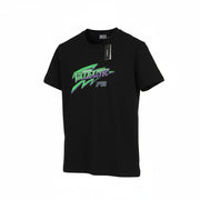 DIESEL T-Diegos-B13 Men's T-Shirt S Black Stretch Tricot Crew Neck Short Sleeve