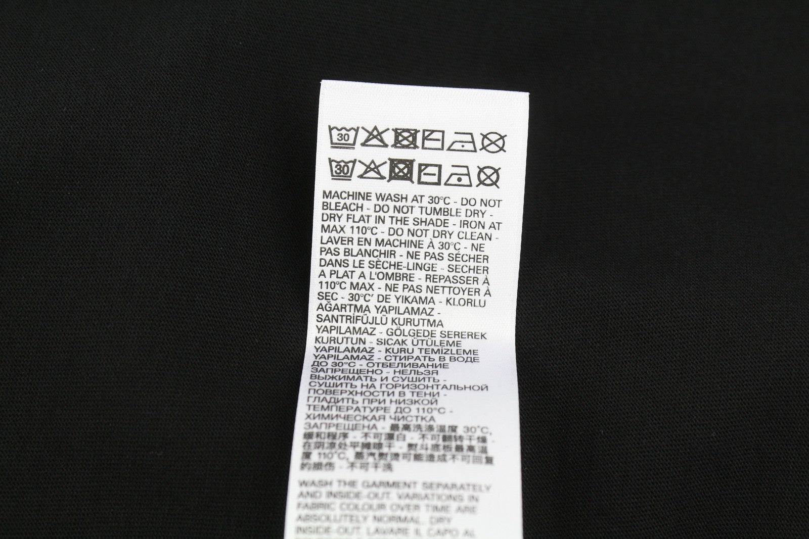 DIESEL T-Diegos-B13 Men's T-Shirt M Black Tricot Stretch Crew