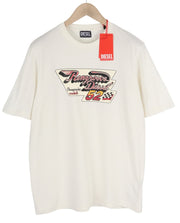 DIESEL T-Just-C15 S Men T-Shirt White Tricot Stretchy Crew Neck Short Sleeved